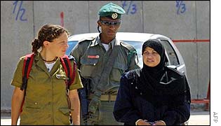 Intisar Ajouri (right)