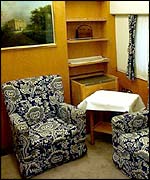 Train interior