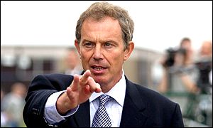 Tony Blair on Tuesday