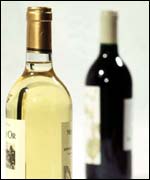 Wine bottles