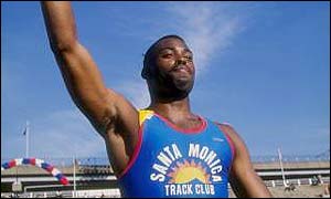 Leroy Burrell took Carl  Lewis's world record twice