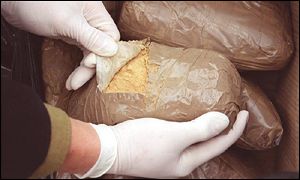 Heroin package