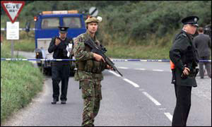 Army bomb disposal officers dealt with the bombs