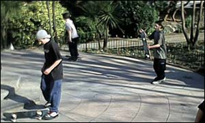 Skateboarders