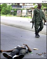 Casualty in Abidjan