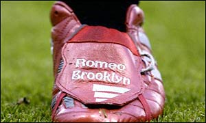 David Beckham's football boot