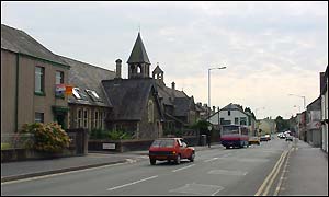 BBC office in Priory Street, Carmarthen
