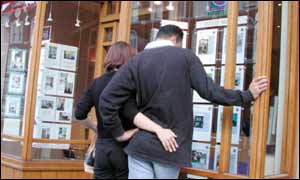 Estate agent window