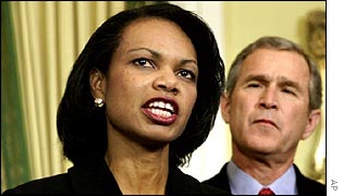 National Security Adviser Condoleezza Rice