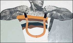 Detail of Richard Hamilton's Adonis in Y-fronts   Picture: Christie's Images