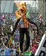 Anti-US protest