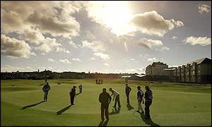 Carnoustie, Kingsbarns and St Andrews host the  Dunhill Links Championship