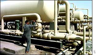 Iraqi oil field at  Qurna 