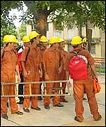 Red Cross Workers in Cuba ( photograph courtesy of the International  Federation  of  Red Cross and Red Crescent Societies)