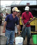 Volunteers in the prevention effort ( photo courtesy of the International  Federation  of  Red Cross and Red Crescent Societies)