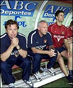 Quinn (right) may move up after Reid's sacking
