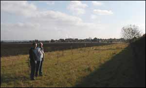 Westley Parish Councillors David Martin and David Earthroll