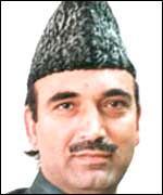 Congress Party leader, Gulam Nabi Azad  