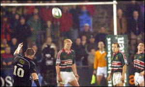 Lee Jarvis sends over his last-minute kick