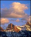 Clouds over Canadian mountain range   1999 EyeWire, Inc. 