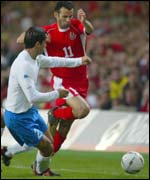 Ryan Giggs and Christian Panucci