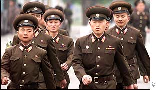 North Korean soldiers