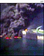 Tanker ablaze off Yemen   AP