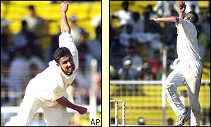 Anil Kumble's spin proves the West Indies' downfall as he takes five wickets