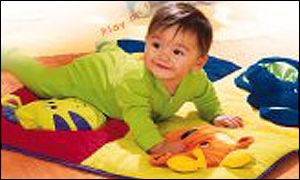 Baby playing