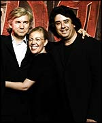 Baz Luhrmann, Catherine Martin, Constantine Kitsopoulos  (photo by Douglas Kirkland)