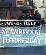 Fishermen's protest