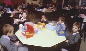 Children eating