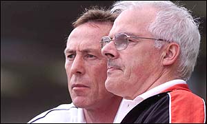 Eugene McKenna and Art McRory managed Tyrone to the NFL title earlier this year