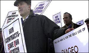 Whisky protest 