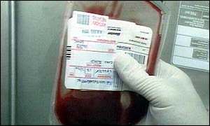 Blood in a bag