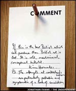 Kym Howells's note