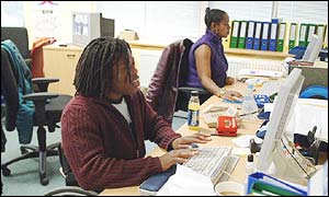 Office workers