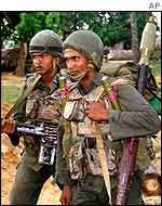 Sri Lankan soldiers