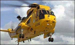 RAF rescue helicopter