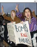 Anti-war protesters