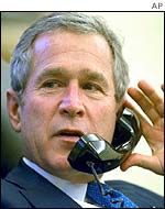 President George W Bush