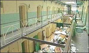 Inside prison