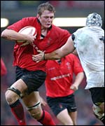 Wales flanker Dafydd Jones