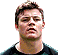 Brian O'Driscoll celebrates Ireland's 18-9 win