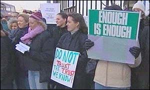Picket at Glasgow Royal Infirmary