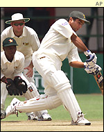 Tufeeq Umar on his way to a ton
