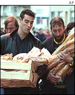 Local charities have been helping to feed the asylum seekers