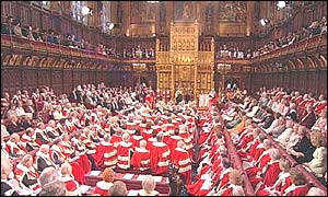 General view of the House of Lords 