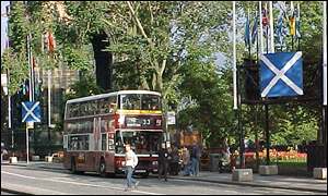 Bus in Edinburgh