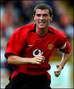 Manchester United captain Roy Keane 